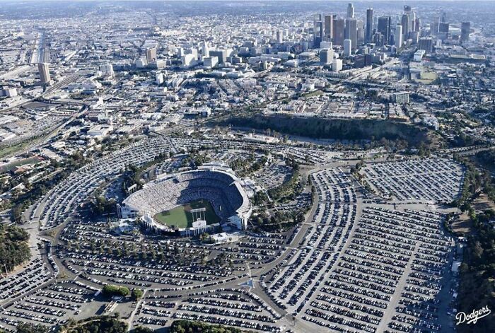 Dodger Stadium, Los Angeles, Ca. (était autrefois une communauté latino dynamique)