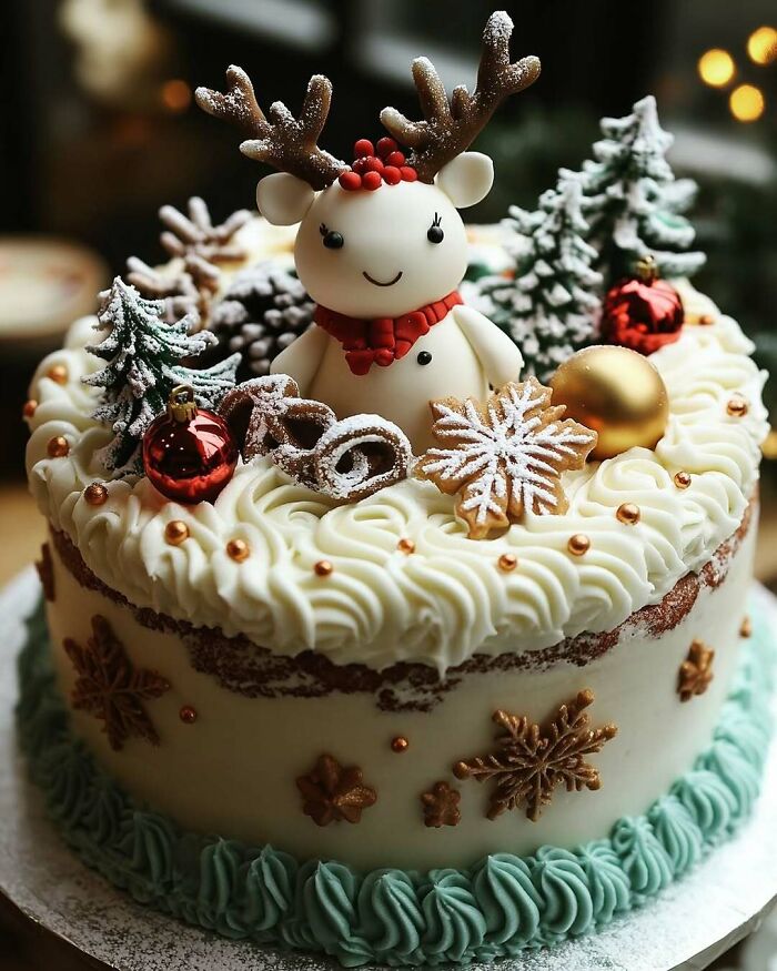 Gâteau de Noël mignon