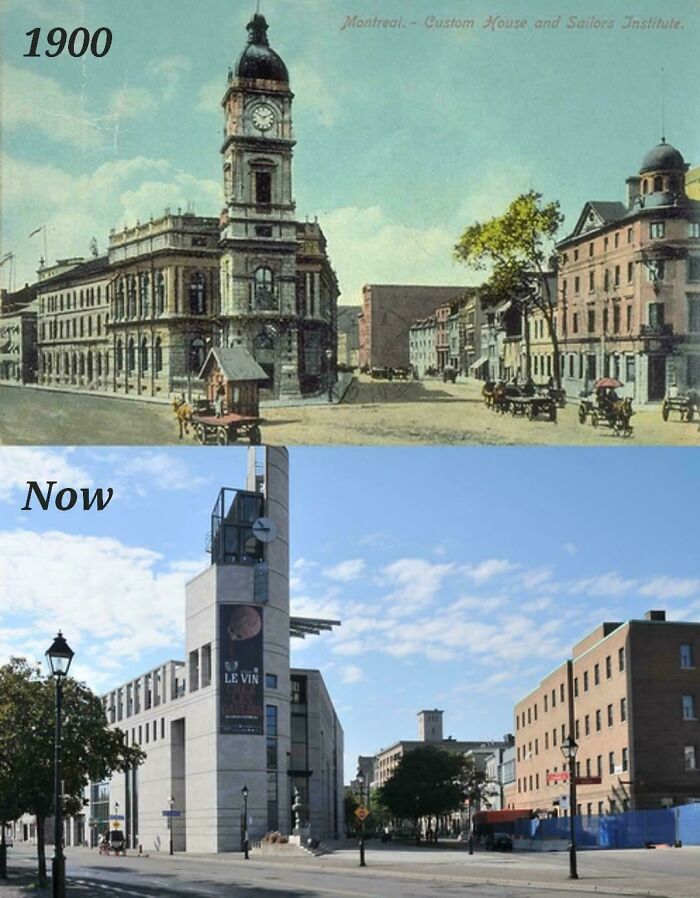 Place D’youville dans le Vieux Montréal, Canada